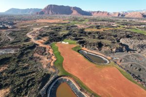 Black Desert 6th Fairway Aerial